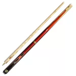 Kulečníkové tágo snooker BCE Keyline Ash červené dvoudílné