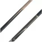 Kulečníkové tágo snooker BCE Keyline Ash černé dvoudílné