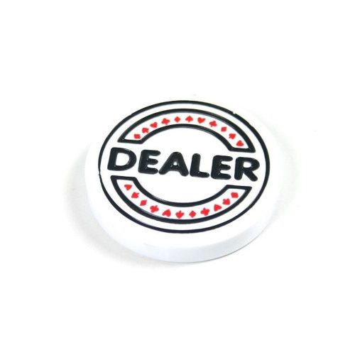 Žeton Dealer Button bílý
