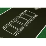 Pokerová podložka Royal, pogumovaná, 180×90, zelená
