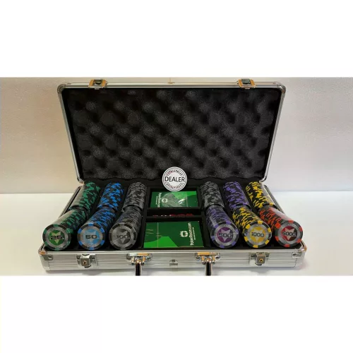 Pokerová sada POKERSTAR 300 ks, 13g, vysoké hodnoty