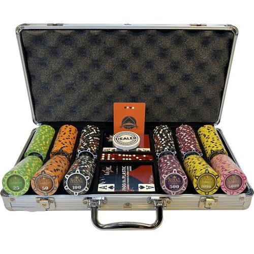 Pokerová sada Royal Cardroom MIX IT 300 ks, 13g žetony, vysoké hodnoty