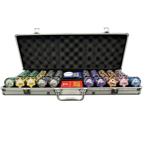 Pokerová sada Royal Flush 500 ks, 13g, vysoké hodnoty