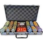 Pokerová sada Monte Carlo 300 ks, 14g, vysoké hodnoty