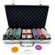 Poker set DICE 300 ks, 11,5g žetony, hliníkový kufřík
