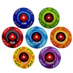ProZona Set Elite Pro 500 ks, 10g keramické očíslované žetony, hliníkový kufřík