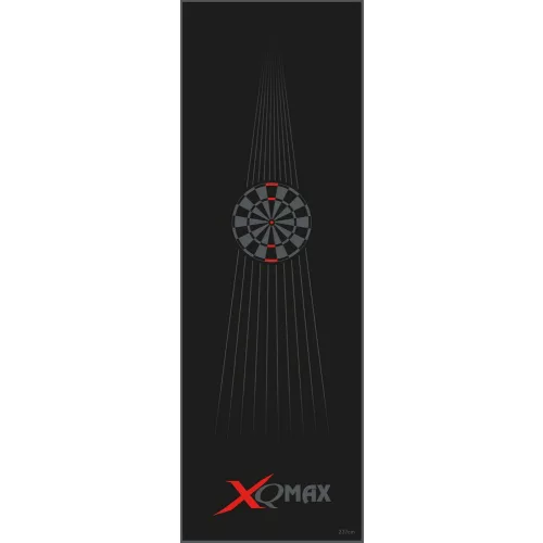 Koberec před terč XQ Max černo-červený 237 x 80 cm