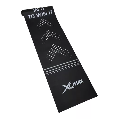 Koberec před terč XQ Max černý 300 x 62 cm PVC s hranicí hodů