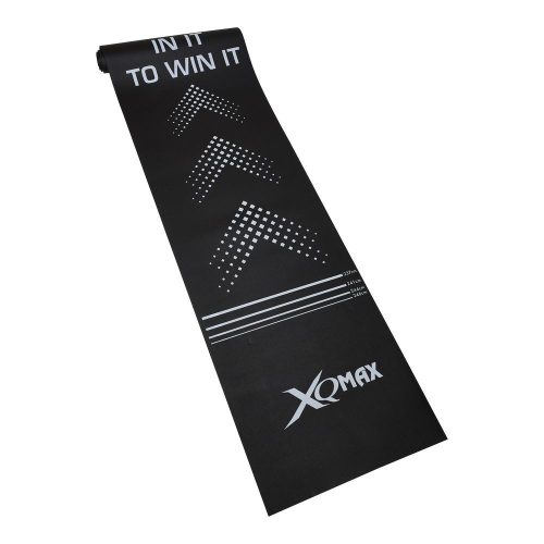 Koberec před terč XQ Max černý 300 x 62 cm PVC s hranicí hodů