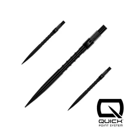 Hroty na šipky Harrows Quick Point HM Grip černé 30mm 3ks