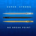 Hroty na šipky Harrows Quick Point HM Grip černé 30mm 3ks