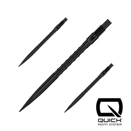 Hroty na šipky Harrows Quick Point HM Grip černé 35mm 3ks