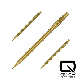 Hroty na šipky Harrows Quick Point HM Grip zlaté 35mm 3ks