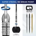 Hroty na šipky Harrows Quick Point Micro Grip zlaté 30mm 3ks