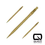 Hroty na šipky Harrows Quick Point Micro Grip zlaté 35mm 3ks