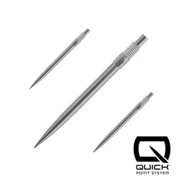 Náhradní hroty Harrows Quick Point stříbrné, 30mm - 3ks