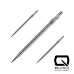 Náhradní hroty Harrows Quick Point stříbrné, 35mm - 3ks