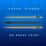 Hroty na šipky Harrows Quick Point Micro Grip stříbrné 26mm 3ks