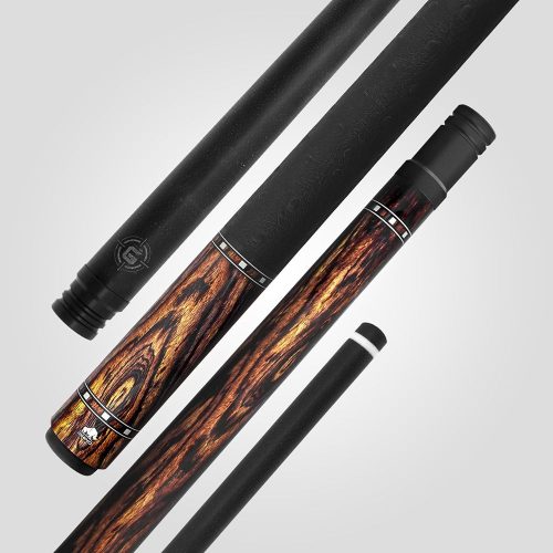 Pool kulečníkové tágo Rhino G-W Bocote, dvoudílné s karbonovou špicí
