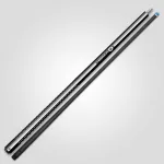 Pool kulečníkové tágo Rhino Nebula 2 Jet Black, dvoudílné s karbonovou špicí