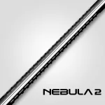 Pool kulečníkové tágo Rhino Nebula 2 Jet Black, dvoudílné s karbonovou špicí