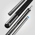 Pool kulečníkové tágo Rhino Nebula 2 Charcoal Gray karbonová špice 12,4mm Sport Wrap