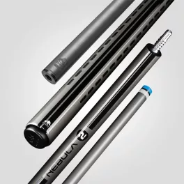 Pool kulečníkové tágo Rhino Nebula 2 Charcoal Gray, dvoudílné s karbonovou špicí