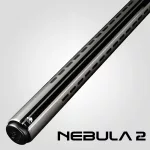 Pool kulečníkové tágo Rhino Nebula 2 Charcoal Gray, dvoudílné s karbonovou špicí