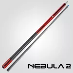 Pool kulečníkové tágo Rhino Nebula 2 Crimson Red karbonová špice 12,4mm Sport Wrap