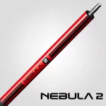 Pool kulečníkové tágo Rhino Nebula 2 Crimson Red karbonová špice 12,4mm Sport Wrap