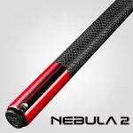 Pool kulečníkové tágo Rhino Nebula 2 Crimson Red karbonová špice 12,4mm Sport Wrap