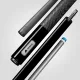 Pool kulečníkové tágo Rhino Luminax Jet Black karbonová špice 12,5mm Sport Wrap