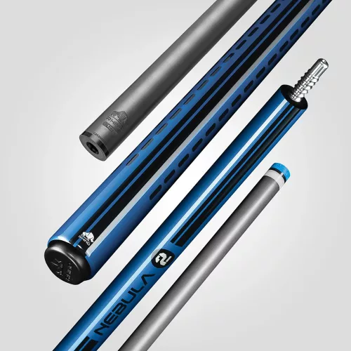 Pool kulečníkové tágo Rhino Nebula 2 Sky Blue karbonová špice 12,4mm
