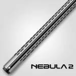 Pool kulečníkové tágo Rhino Nebula 2 Silver Metal, dvoudílné s karbonovou špicí