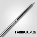 Pool kulečníkové tágo Rhino Nebula 2 Silver Metal, dvoudílné s karbonovou špicí