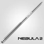 Pool kulečníkové tágo Rhino Nebula 2 Pure White, dvoudílné s karbonovou špicí