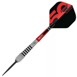 Šipky steel Red Dragon Darts 50 Years - Flightmaster Torpedo 2 24g, 80% wolfram