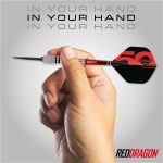 Šipky steel Red Dragon Darts 50 Years - Flightmaster Torpedo 2 24g, 80% wolfram