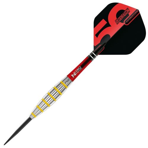 Šipky steel Red Dragon Darts 50 Years - Chunky Stumpy 3 24g, 85% wolfram