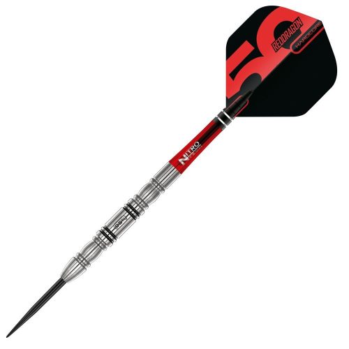Ocelové šipky Red Dragon Darts 50 Years - Penetrator 4 23g, 95% wolfram
