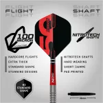 Šipky steel Red Dragon Darts 50 Years - Penetrator 1 25g, 95% wolfram