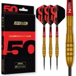 Šipky steel Red Dragon Darts 50 Years - Golden Virgin 5 24g 95% wolfram