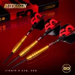Šipky steel Red Dragon Darts 50 Years - Golden Virgin 5 24g 95% wolfram