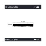 Sada steel šipek Red Dragon Fury 1 - 25g, 80% wolfram