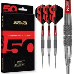 Šipky steel Red Dragon Darts 50 Years - Grizzly 2 24g 90% wolfram