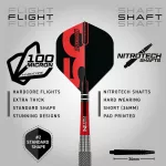 Šipky steel Red Dragon Darts 50 Years - Grizzly 2 24g 90% wolfram