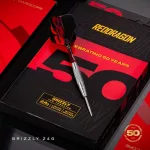 Šipky steel Red Dragon Darts 50 Years - Grizzly 2 24g 90% wolfram