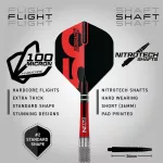 Šipky steel Red Dragon Darts 50 Years - Grizzly 4 25g 90% wolfram