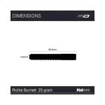 Sada steel šipek Red Dragon Richie Burnett 23g, 90% wolfram