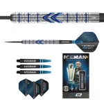 Sada steel šipek Red Dragon Gerwyn Price Iceman Midnight Edition 23g, 90% wolfram